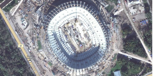 Aktualizacja Bing Maps - Stadion Narodowy w Warszawie Aktualizacja Bing Maps - Stadion Narodowy w Warszawie
