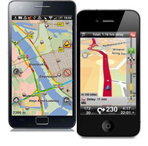 Ilustracja: Która nawigacja wypadła najlepiej? <br />
fot. NaviExpert i TomTom