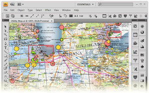 Ilustracja: GIS w Illustratorze na 64 bity