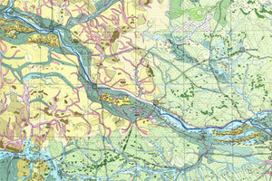 Ilustracja: Kolejne mapy geomorfologiczne w planach GUGiK
