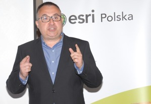Ilustracja: Esri Polska plany na przyszłość <br />
Tomasz Galant, prezes zarządu Esri Polska (fot. DC)