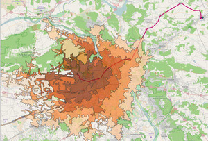 Ilustracja: Wyznaczaj trasy w QGIS