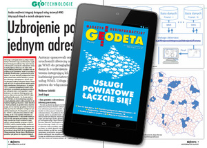 Ilustracja: Lipcowe wydanie GEODETY cyfrowego już do pobrania