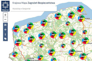 Ilustracja: Ponad pół miliona zgłoszeń na Krajowej Mapie Zagrożeń Bezpieczeństwa