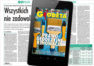 Ilustracja: Majowe wydanie GEODETY cyfrowego już do pobrania