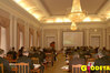 Ilustracja: <b class=pic_title>Obrady seminarium w Sali Kongresowej w Pałacu Czartoryskich w Puławach</b> <br />
<br />
<b class=pic_author>fot.  Katarzyna Pakuła-Kwiecińska, Edward Oszmiański</b><br />
<br />

