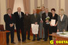 Ilustracja: <b class=pic_title>Pierwsza nagroda dla zespołu geodetów z Częstochowskiego Biura Geodezji i Terenów Rolnych za wzorową jakość wykonania projektu scalenia gruntów obiektu Lgota Mała-Teklinów, gm. Kruszyna (1034 ha)</b> <br />
<br />
<b class=pic_author>fot.  Katarzyna Pakuła-Kwiecińska, Edward Oszmiański</b><br />
<br />
