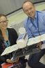 Ilustracja: <b class=pic_title>Intergeo 2016: Fotogrametria</b> <br />
<br />
<b class=pic_description>Dr Piotr Wężyk z Uniwersytetu Rolniczego w Krakowie prezentuje satelitę konstelacji Planet Labs w skali 1:1. Już w przyszłym roku 120 takich urządzeń będzie w stanie obrazować całą Ziemię co 24 godziny w rozdzielczości nieco poniżej 4 metrów</b> <br />
<br />
<b class=pic_author>fot.  Jerzy Królikowski</b><br />
<br />
