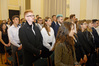 Ilustracja: <b class=pic_title>Inauguracja roku akademickiego 2019/2020 na Wydziale Geodezji i Kartografii Politechniki Warszawskiej</b> <br />
<br />
<b class=pic_description>Ślubowanie nowo przyjętych studentów</b> <br />
<br />
<b class=pic_author>fot.  Damian Czekaj</b><br />
<br />
