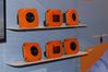Ilustracja: <b class=pic_title>Intergeo 2018: drony</b> <br />
<br />
<b class=pic_description>Sensory dla dronów - do wyboru, choć ten sam kolor</b> <br />
<br />
<b class=pic_author>fot.  Jerzy Królikowski</b><br />
<br />
