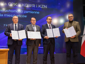 Ilustracja: Spółka CPK zawarła porozumienia z KOWR i KZN. Przybyło nieruchomości zamiennych