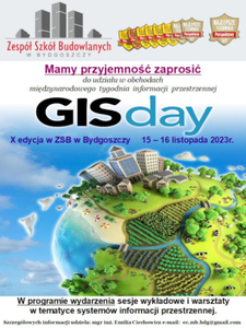Ilustracja: Zaproszenie na bydgoski GIS Day