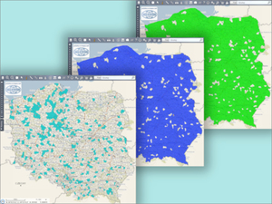 Ilustracja: Stan zgłoszeń zbiorów dot. planowania przestrzennego na Polska.e-mapa.net