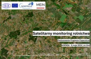 Ilustracja: Satelitarny monitoring rolnictwa. Zapowiedź otwartego seminarium