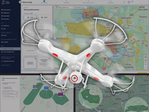 Ilustracja: Nowe usługi w Krajowym Systemie Informacji Dronowej