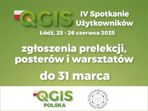 Ilustracja: Zapowiedź IV Spotkania Użytkowników QGIS