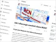 Ilustracja: Artykuł o uwolnieniu danych RCN