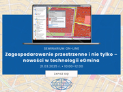 Ilustracja: Zapowiedź bezpłatnego seminarium o zagospodarowaniu przestrzennym