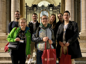 Ilustracja: Studenci AGH zwyciężyli w hackathonie w Rzymie
