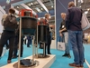 Ilustracja: <b class=pic_title>Intergeo 2022: skanery, systemy, sensory</b> <br />
<br />
<b class=pic_description>DMC-4 (na drugim planie), czyli najbardziej rozbudowany model kamery lotniczej firmy Leica Geosystems z matrycą ponad 433 Mpx</b> <br />
<br />
<b class=pic_author>fot.  Jerzy Królikowski</b><br />
<br />
