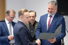 Ilustracja: <b class=pic_title>Konkurs na najlepsze prace dyplomowe obronione na kierunku geodezja i kartografia w 2020/2021 roku. Uroczyste wręczenie nagród</b> <br />
<br />
<b class=pic_description>Laureat I miejsca w kategorii prac inżynierskich Mateusz Grzegorz Piskorski (WGiK PW)</b> <br />
<br />
<b class=pic_author>fot.  Damian Czekaj</b><br />
<br />

